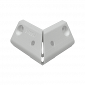 Внешний угол FLEXY FLY 02 белый пластиковый