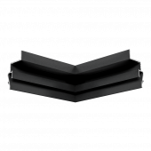 Угол внешний 90° Alteza CONTOUR-PRO LED, 25х25 см, чёрный - 3D