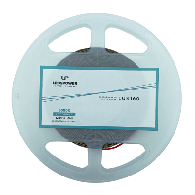 Светодиодная лента Leds Power 24В 128св-д м (12Вт м) IP20 холодная, Lux160 (5м) 006123 - вид 2