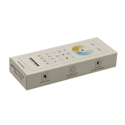 Пульт Leds power CCT на 4 зоны RC02RF, белый 006529 - упаковка