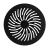 Решётка магнитная, металлическая К-06, чёрная - 3D