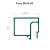 Профиль Flexy BRUS 05 (ПФ8673) Брус мини, некрашеный (2м) - схема Профиль Flexy BRUS 05 (ПФ8673) Брус мини, некрашеный (2м) - схема
