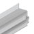 Профиль Alteza Contour-Pro LED, парящий под вставку некрашеный (2м) - 3D вид 2 Профиль Alteza Contour-Pro LED, парящий под вставку некрашеный (2м) - 3D вид 2