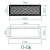 Решётка вентиляционная с платформой П-06 (230х110) магнитная, чёрная Решётка вентиляционная с платформой П-06 (230х110) магнитная, чёрная