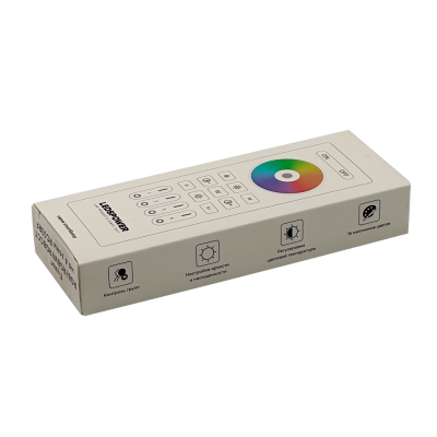 Пульт Leds power CCT на 4 зоны RGB RGBW RGBCCT RC03RF, белый 006543 - упаковка