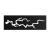 Комплект решётка магнитная с платформой П-08 (205х90мм), чёрная - решетка Комплект решётка магнитная с платформой П-08 (205х90мм), чёрная - решетка