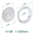 Комплект решётка магнитная с платформой К-08 (d200мм), белая - схема Комплект решётка магнитная с платформой К-08 (d200мм), белая - схема