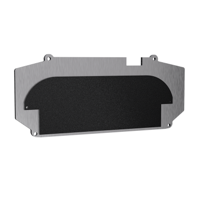 Заглушка торцевая с отверстием для профиля LumFer SK Magnum AX 5061 чёрная - 3D