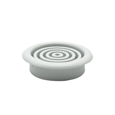 Вентиляционная решетка белая 48 мм (маленькая) в комплекте с кольцом - вид 2
