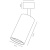 Светильник трековый Arte Lamp RIDGE GU10, чёрный A1518PL-1BK - размеры