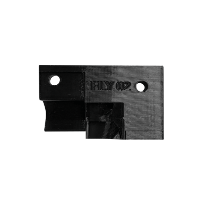 Прямой переход ПВХ багет - Fly 02 ПРАВЫЙ ЧЁРНЫЙ - вид 2