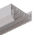 Профиль Flexy GARDINA3 04 Гардина трёхрядная с прямой заправкой - 3D