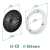Комплект решётка магнитная с платформой К-01 (d100мм), чёрная - схема