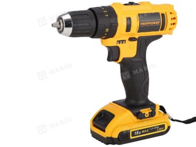 Аккумуляторная дрель-шуруповерт ProfiPower DW-18B, T0052