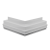 Угол внешний 90° Alteza CONTOUR-PRO LED, 20х20 см, белый - 3D, вид 2 Угол внешний 90° Alteza CONTOUR-PRO LED, 20х20 см, белый - 3D, вид 2