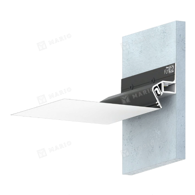 Профиль Flexy FLY 02 (ПФ8406) Парящий под вставку (2м), без вставки - способ монтажа