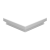Угол внутренний 90° Flexy FLY 02, 20х20 см, белый - 3D, вид 2 Угол внутренний 90° Flexy FLY 02, 20х20 см, белый - 3D, вид 2
