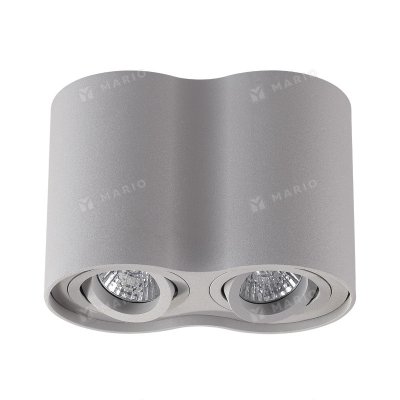 ODEON LIGHT 3831 2C ODL19 129 сер. графитовый накл. св-к GU10 2 50W PILLARON 178x96