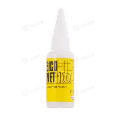 Клей Henkel SICOMET 100, однокомпонентный цианоакрилатный, прозрачный, 20 г