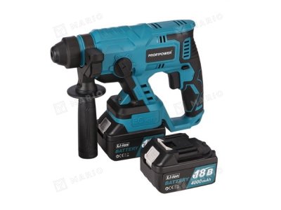Перфоратор аккумуляторный беcщеточный ProfiPower MKDHR-18V, T0058