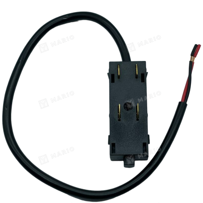 Коннектор трековой системы Slim Line, чёрный, 254520 (L370) вид 2