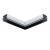 Угол 90° Flexy LINE 30 M, 20х20 см, некрашеный Угол 90° Flexy LINE 30 M, 20х20 см, некрашеный