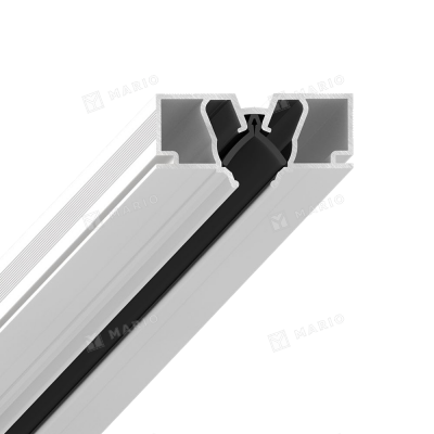 Профиль Kraab SLIM R Разделительный теневой, неокрашенный (2м) - 3D
