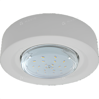 Светильник накладной Ecola GX53 FT3073 точечный, белый FW5330ECB