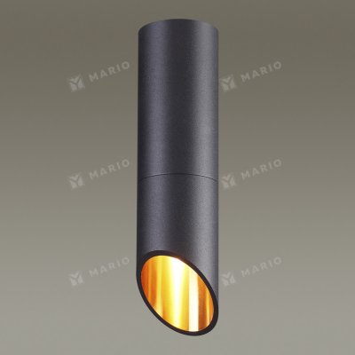 ODEON LIGHT 4209 1C ODL20 197 чер мет Потолоч.св-к(поворотн по гориз оси) GU10 50W IP54 PRODY 55x208