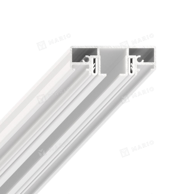 Профиль Kraab SLIM ROAD 01 Карниз однорядный, белый (3м) - 3D