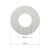 Платформа ПВХ Круг (наруж. d60 внут. d30)
