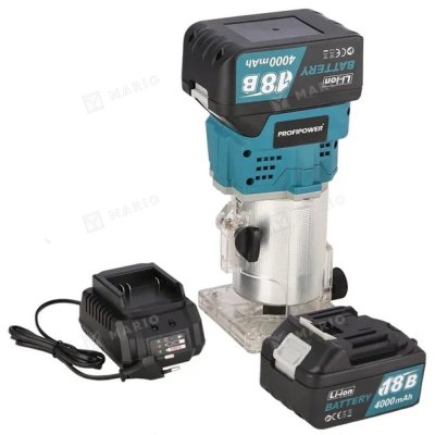 Фрезер аккумуляторный бесщеточный фрезер ProfiPower MKDRT-18V, E0088 - вид 2