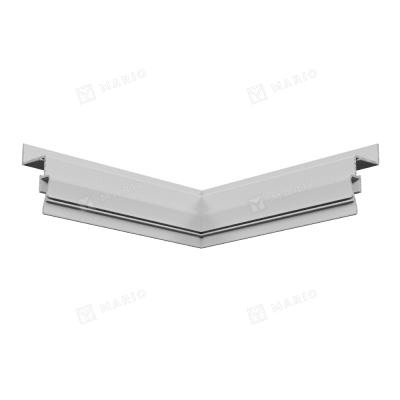 Угол внутренний 90° Alteza CONTOUR-PRO LED, 20х20 см, белый - 3D