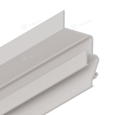 Профиль Alteza Contour-Pro LED, парящий под вставку, белый (2м) - 3D