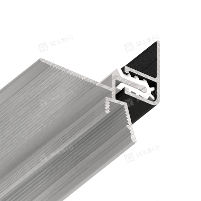 Профиль Kraab Gipps демпферный теневой, чёрный (2м)