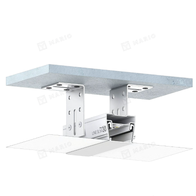 Профиль Flexy LINE SLIM 30 (ПФ7321) Световые линии slim 30 мм (2м), без вставки - способ монтажа