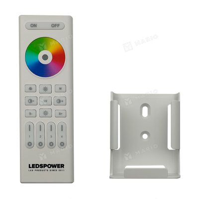 Пульт Leds power CCT на 4 зоны RGB RGBW RGBCCT RC03RF, белый 006543