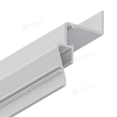 Профиль Alteza Contour-Pro LED, парящий под вставку некрашеный (2м) - 3D