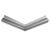 Угол внешний 90° Flexy FLY 01, 20х20 см, белый - 3D