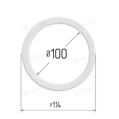 Термокольцо 100мм, прозрачное