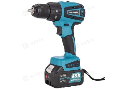 Аккумуляторная дрель бесщеточная ударная ProfiPower MKDHP-18V, E0087