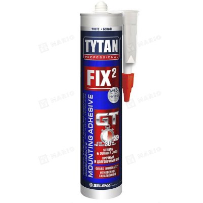 Клей монтажный Tytan Fix GT 290 мл, цвет белый