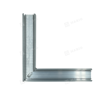 Угол 90° Flexy LINE 15, 20х20 см, некрашеный