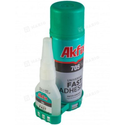 Суперклей Akfix 705, 50г+200 мл GA059